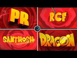 Dragon Title Name Art Video editing in Alight Motion Instagram trending video editing  hindi telugu