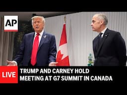 LIVE: Trump and Carney hold bilateral meeting at G7 summit in Canada