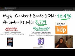 Explaining How I Sold 31,275 High-Content Books & Audiobooks (So You Can Copy Me)