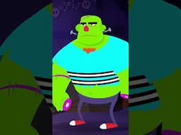 Funny Green Zombie At Spooky Fair 🎡👻 #shorts #halloween #shortsfeed