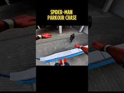 SPIDER-MAN Parkour Chase in Real Life #parkour