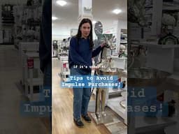 Here’s how to Avoid Impulse Purchases #savemoney #shorts