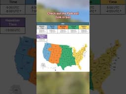 United States Time Zones #shorts
