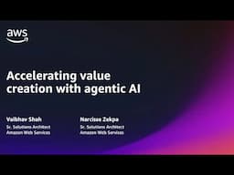 Agentic AI with Amazon Bedrock Agents