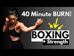 The FASTEST Way To Boost Metabolism & Get Fit Workout! (BOXING + STRENGTH)// SYLVIA NASSER
