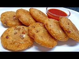 Breakfast recipes || सिर्फ 5 मिनट में बनाए आलू सूजी का क्रिस्पी टेस्टी और चटपटा नाश्ता