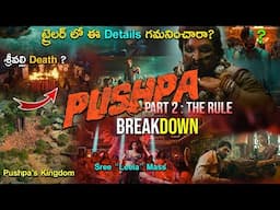 Pushpa2 The Rule Trailer Breakdown Telugu | Pushpa 2 Trailer Breakdown Telugu | AMC Talks |