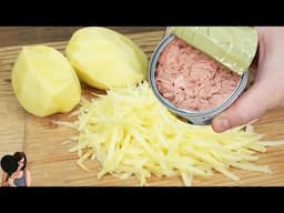 If you have potatoes and canned tuna at home. It's so delicious that I cook it every day❗