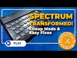 Broken ZX Spectrum Restored, Repaired, Modded & Upgraded!