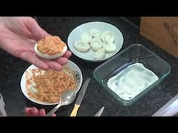 Huevos rellenos al horno con bechamel 🥚 Deliciosos!