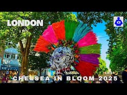 London Walk 🇬🇧 Flower Displays: CHELSEA & BELGRAVIA in Bloom | Central London Walking Tour [4K HDR]