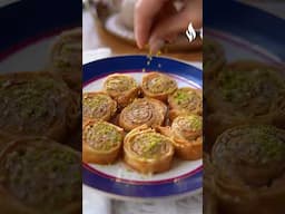 Cevizli Rulo Baklava Tarifi 🤤😍 Nefis Yemek Tarifleri #shorts #nefisyemektarifleri