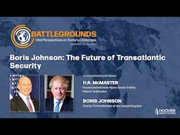Boris Johnson: The Future Of Transatlantic Security