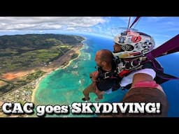 I jumped out of a plane and landed on an island!