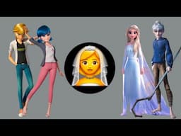 Who Will WIN Elsa or Ladybug in a Disney Princess Wedding Dress Showdown?