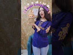 I MADE THE *VIRAL* LABUBU DOLL AT HOME🤯✨🤩 #shorts #youtubeshorts