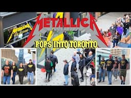 A Walk From The Metallica Pop-up Shop In The Well To The Toronto Skydome As Fans Arrive For The Show