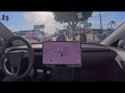 Raw 1x: Tesla FSD does a real ride share pick up and drop off without any human intervention!
