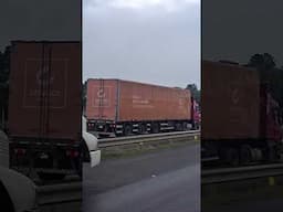 Indígenas realizam manifestação na BR-101, em Araquari