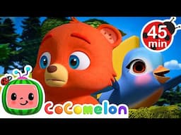 The Mouse Ran Up the Clock… and JJ Sang Along! 🐭🎤 | CoComelon Animal Time | Animals for Kids