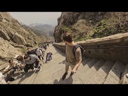 climbing 6600 steps in China | 泰山 vlog 2