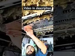 Installing damping sheet on Daihatsu charade.before and after result.#beforeandafter #damping#shorts