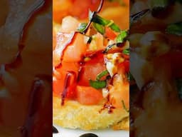The BEST Classic Bruschetta Recipe 🍅🌿 So Fresh, So Easy! #shorts
