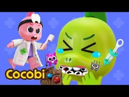 Chocolate Grew Cavities!🦷 Tooth Brushing Songs + More Fun Songs for Kids | Cocobi