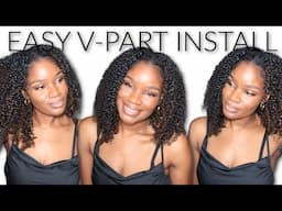 THIS V-PART HAS THE GIRLIES SHOOKTH!!! SUPER EASY V-PART INSTALL WITH LEAVE OUT | FEAT QVR HAIR
