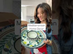 It’s FINALLY here! Mediterranean home decor! #homedecor #homedecorideas
