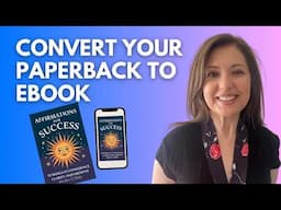 Turn Your Paperback PDF into a Kindle eBook (Step-by-Step Tutorial)