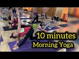 10 Minutes Morning Gentle Yoga Flow #yogasouvik #morningyoga #flowyoga