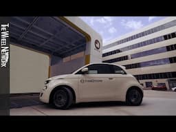 Fiat 500e Swapping Station by Ample