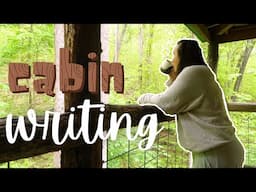 I Wrote in a Cabin for a Week! 🏕️🥾// Writing Retreat Vlog
