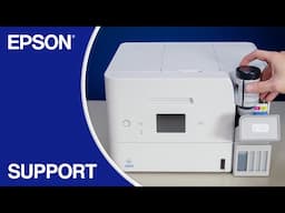 Epson EcoTank ET-4958 | Filling the Ink Tanks