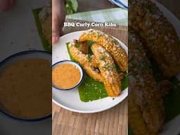 BBQ Curly Corn Ribs !!! The ultimate corn recipe 🫶 perfect for monsoons
