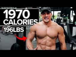My New Meal Plan To Get Shredded - Full Day Of Eating For 7% Bodyfat