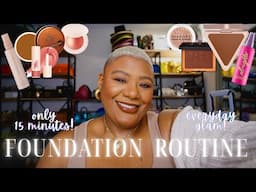 UPDATED FOUNDATION ROUTINE: MY EVERYDAY 15 MINUTE GLAM! || SUPER QUICK GLAM MAKEUP! || MISSJEMIMA