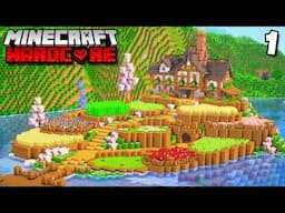 I Had The Perfect Cozy Start in Minecraft Hardcore!