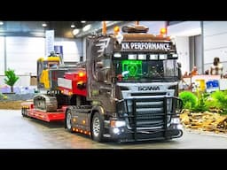 MEGA RC MODEL TRUCK COLLECTION!! RC SHOW TRUCKS, RC HEAVY HAULAGE, RC CAR TRANSPORT, RC SCANIA, MAN