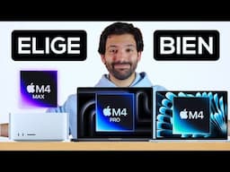 M4 Max vs M4 Pro vs M4 🔥 MEJOR PROCESADOR