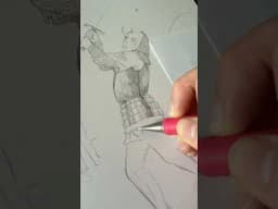 Drawing a comic cover #comics