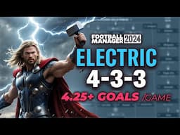 The Electric OVERPOWERED 433 Tactic In FM24 | Football Manager 2024 Tactics