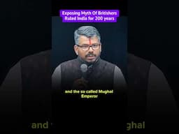 J Sai Deepak Exposes myth of 200 years of British Rule in India | Marathas Indian history Mughals