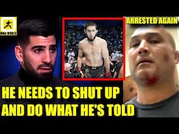 Ilia Topuria GOES OFF on Islam Makhachev for being reluctant to vacate his belt,BJ Arrested again