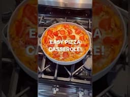 Easy Pizza Casserole #familydinner #easyrecipe #easydinnerideas