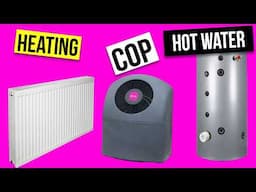 Cosy Heat Pump COP For HOT Water Vs Central Heating FULL DATA