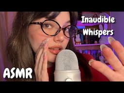 ASMR Inaudible Whispering (Fast Mouth Sounds With Visuals)