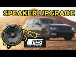 VW MK8 Golf Center Speaker Replacement