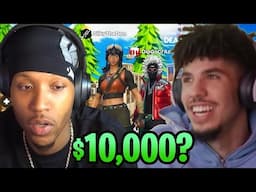 LaMelo Ball Challenged Silky To A 1v1 In Fortnite For $10,000 & COOKED Him The Entire Time